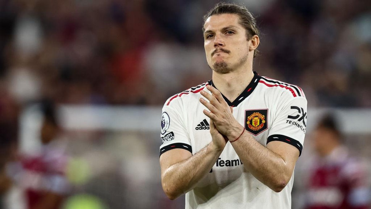 Gelandang Manchester United Marcel Sabitzer absen sampai akhir musim karena cedera lutut (Foto: CameraSport via Getty Images/Andrew Kearns - CameraSport)