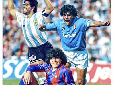 Meme Berkah Maradona: Barcelona, Napoli, Argentina Juara Semua