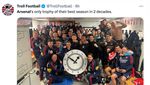 Meme Lucu Arsenal, Kans Juara Menipis Bikin Fans Menangis