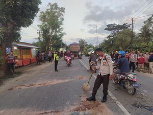 Tragis! 2 Siswa SMA Saudara Kembar di Pangkep Tewas Ditabrak Truk