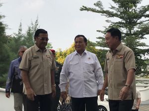 Prabowo Silaturahmi dengan Persatuan Purnawirawan Polri di The Tribrata