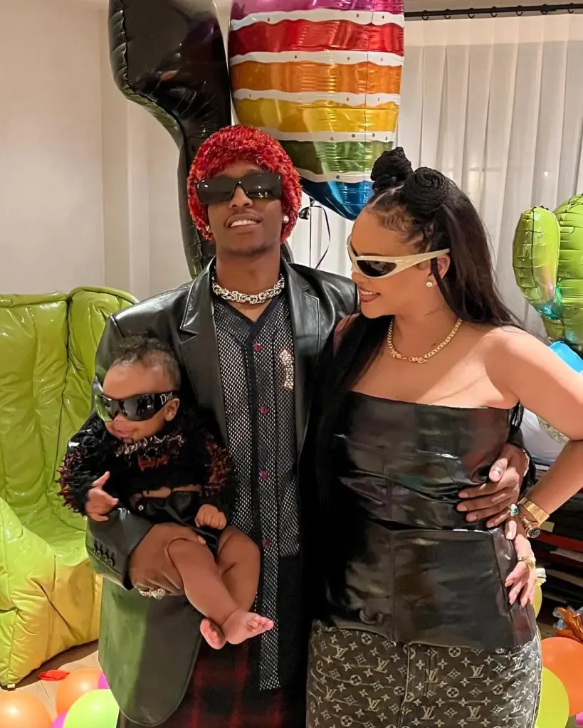 Rihanna, ASAP Rocky, dan putra mereka RZA