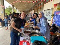 Saat Stan Kuliner Indonesia Diserbu Ratusan Warga Amerika