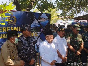 Tiba di Pulau Seribu, Wapres Maruf-KSAL Akan Resmikan Kampung Bahari Nusantara