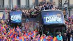 Barcelona Gelar Parade Bus Terbuka Rayakan Juara Liga Spanyol