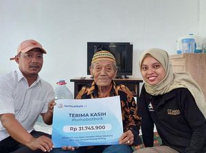 Berkat Sahabat Baik, Kini Abah Hamdan Penjual Pisang Punya Rumah Baru