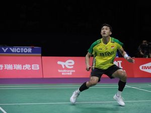 Piala Sudirman 2023: Jonatan Christie Awalnya Tegang, Akhirnya Menang