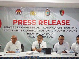 3 Pengurus KONI Papua Barat Jadi Tersangka Korupsi Dana Hibah Rp 32 M 3 Pengurus KONI Papua Barat Jadi Tersangka Korupsi Dana Hibah Rp 32 M