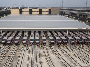 Potret Deretan Kereta LRT yang Bakal Beroperasi Juli 2023