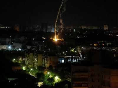 Potret Kyiv Dibombardir Rusia