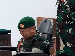 Tangis Sertu Yalpin Usai Dituntut Hukuman Mati gegara Bawa 75 Kg Sabu