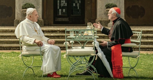 The two popes/ Foto: Instagram/ alexieidingli Cuplikan gambar film the two popes