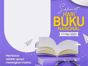 25 Twibbon Hari Buku Nasional 2023 Gratis beserta Cara Pakainya