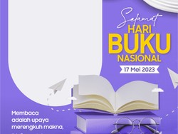 25 Twibbon Hari Buku Nasional 2023 Gratis beserta Cara Pakainya