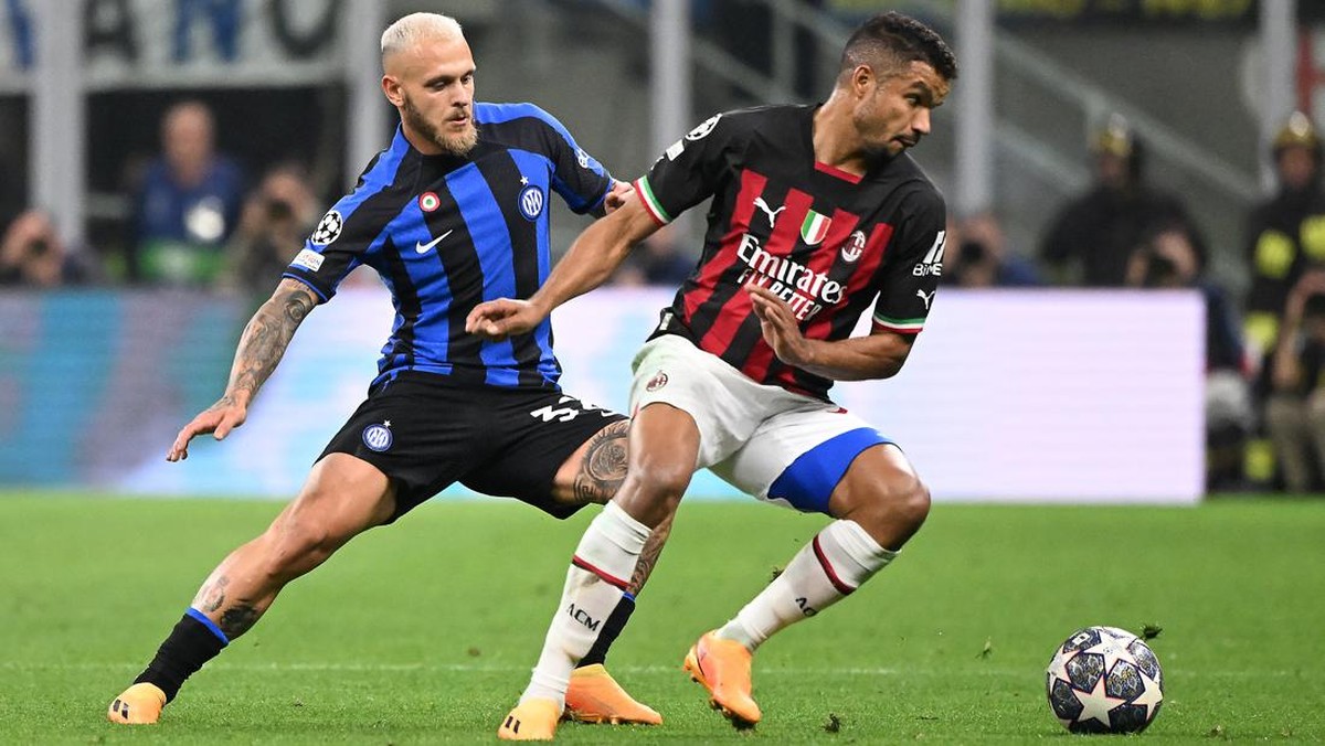 Inter Milan menang empat kali dalam lima kali pertemuan melawan AC Milan musim ini (Foto: REUTERS/Alberto Lingria)