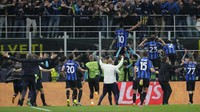 Bagi Inter ini adalah kali pertama mereka melaju ke partai puncak setelah terakhir pada 2010. Saat itu, Inter jadi juara usai mengalahkan Bayern Munich 2-0 sekaligus melengkapi Treble Winners. AP/Antonio Calanni  