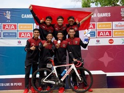 Aiman Senang Tim Balap Sepeda Indonesia Juara Umum SEA games 2023
