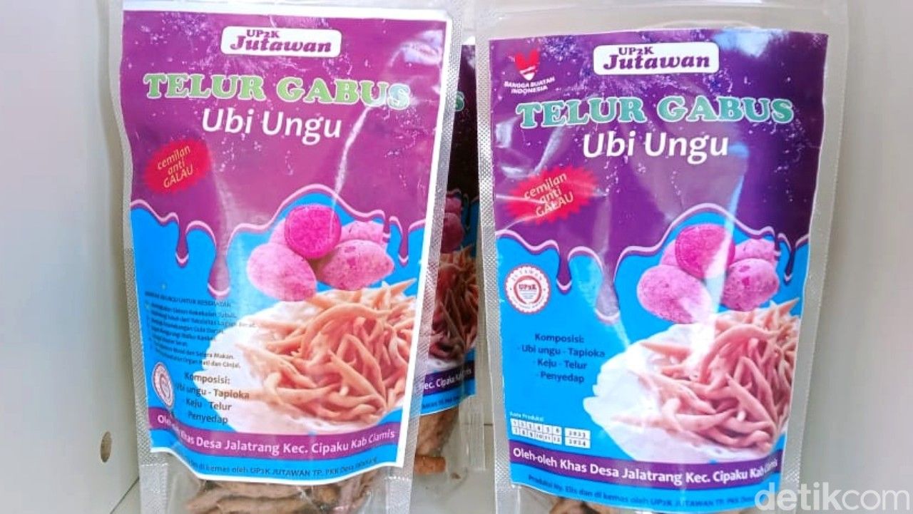 Camilan serba ungu di Ciamis.