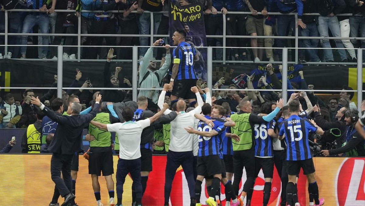 Inter Milan melaju ke final Liga Champions pertamanya sejak 2010 (AP/Antonio Calanni)