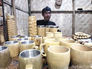 Kisah Kiai Bangun Ekonomi Pesantren Lewat Kerajinan Bambu Beromzet Rp 172 Juta