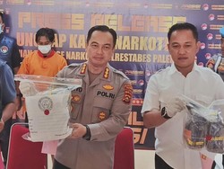 Tak Jera, Residivis Narkoba di Sumsel Ditangkap Lagi Bersama 5,3 Kg Sabu