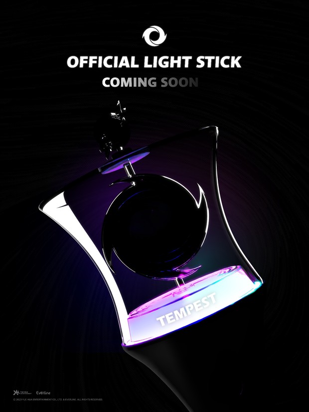 Potret desain lightstick TEMPEST/ Foto: twitter.com/TMPST_official Potret desain lightstick TEMPEST