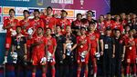Senyum Ceria Garuda Muda dengan Medali Emas