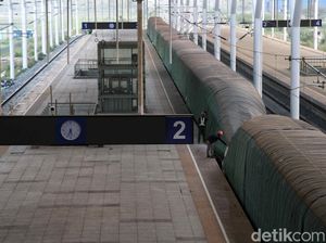 Foto Terbaru! Progres Pembangunan Stasiun Kereta Cepat Tegalluar