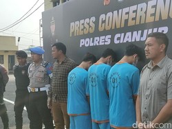 3 Pria Agen Judi Online Rusia Ditangkap di Cianjur