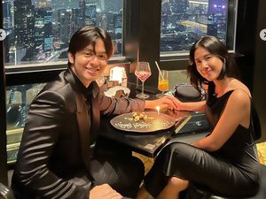 8 Foto Romantis Ultah ke-23 Angga Yunanda, Dinner Mewah Bareng Kekasih