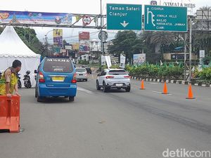 Lalin Padat, One Way Arah Puncak Bogor Berlaku Pagi Ini