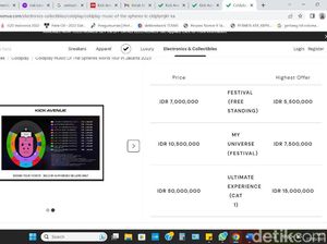 Wow! Harga Tiket Coldplay Tembus Rp 60 Juta, Begini Penjelasan Marketplace Wow! Harga Tiket Coldplay Tembus Rp 60 Juta, Begini Penjelasan Marketplace