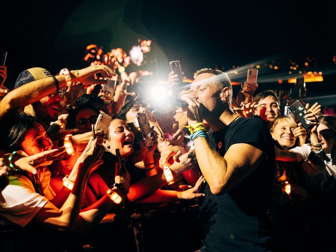 Konser Coldplay/Foto: Instagram.com/@coldplay