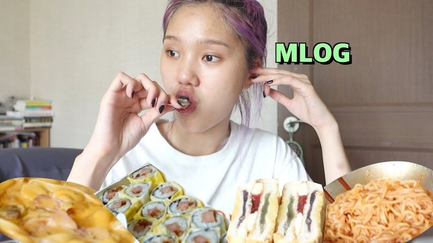 Konten Mukbang Mimi Oh My Girl
