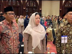 Mahfud, Puan, hingga AHY Hadiri Halalbihalal MUI di Jakarta