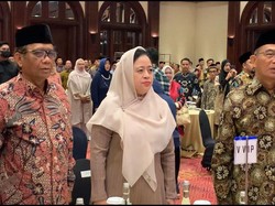 Mahfud, Puan, hingga AHY Hadiri Halalbihalal MUI di Jakarta