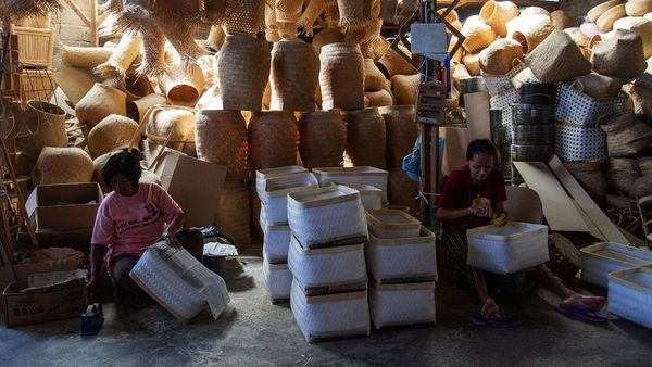 Kerajinan Bambu Asal Sleman Ini Tembus Pasar Luar Negeri