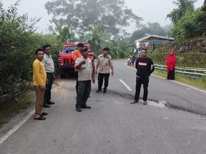 Pergeseran Tanah di Sinjai, 10 Rumah Rusak-Jalan Amblas