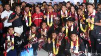Timnas Indonesia U-22 Tiba di Tanah Air