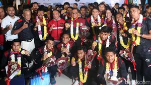 Timnas Indonesia U-22 Tiba di Tanah Air