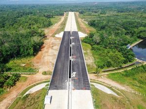 Tol Padang-Pekanbaru Lagi Dibangun, Lihat Nih Penampakannya