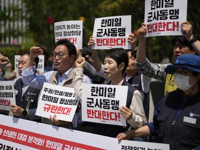 Aksi Massa Protes KTT G7 di Hiroshima Jepang