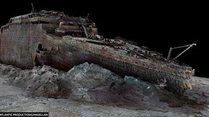 Penampakan Utuh Kapal Titanic di Dasar Laut