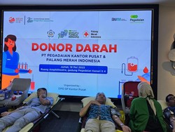 Bantu Cukupi Stok Darah PMI, Insan Pegadaian Ramai-ramai Ikut Donor