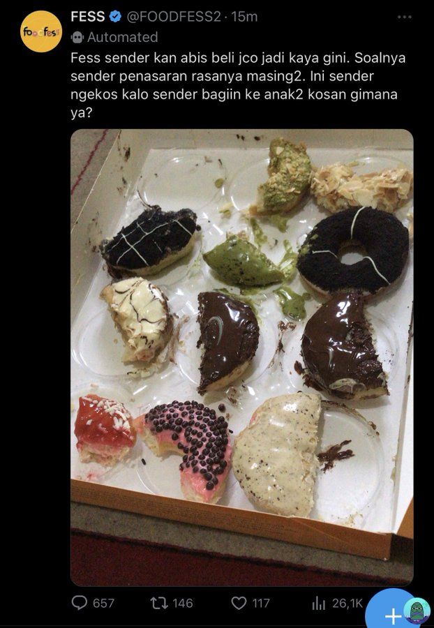 Niat Bagikan Donat Bekas Digigit, Orang Ini Malah Dihujat Netizen