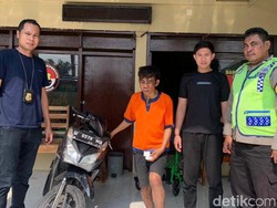 Curi Motor di Gresik, Pelaku Curanmor Bonyok Tertangkap Massa di Lamongan