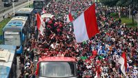 Penampakan Pawai Kontingen SEA Games 2023
