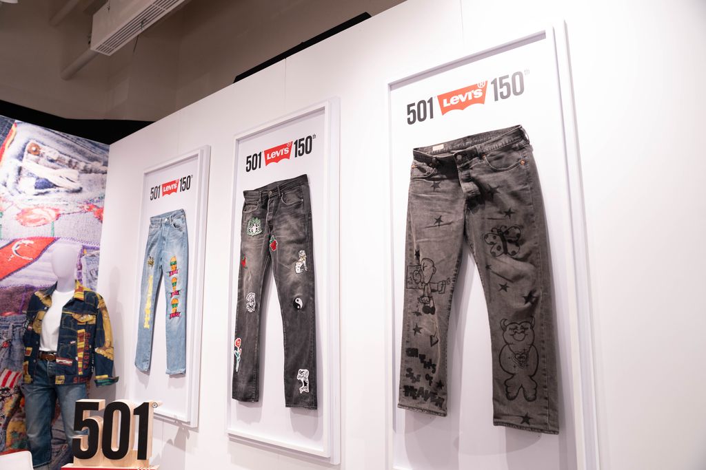 Desain celana Levi's 501 spesial kolaborasi tiga seniman Indonesia