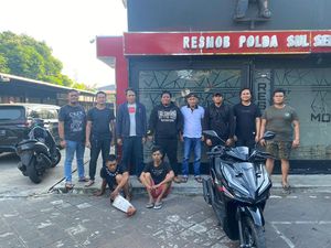 Polisi Tangkap Begal Modus Minta Tumpangan di Makassar