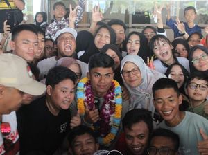 Top Skor SEA Games, Ramadhan Sananta Disambut Meriah Saat Tiba di Batam